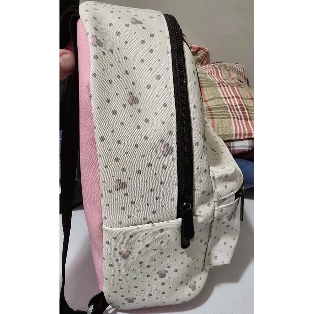 Disney's Minnie‎ Mouse Faux Leather Mini Backpack - Picture 4 of 7